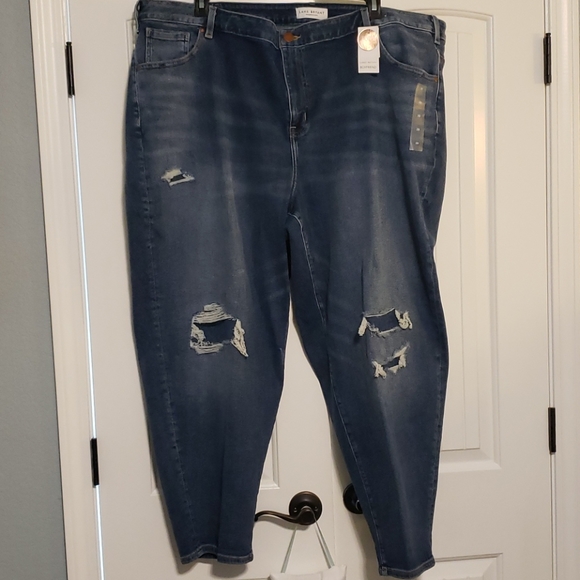 Lane Bryant Boyfriend Low Rise Jeans - Picture 3 of 16
